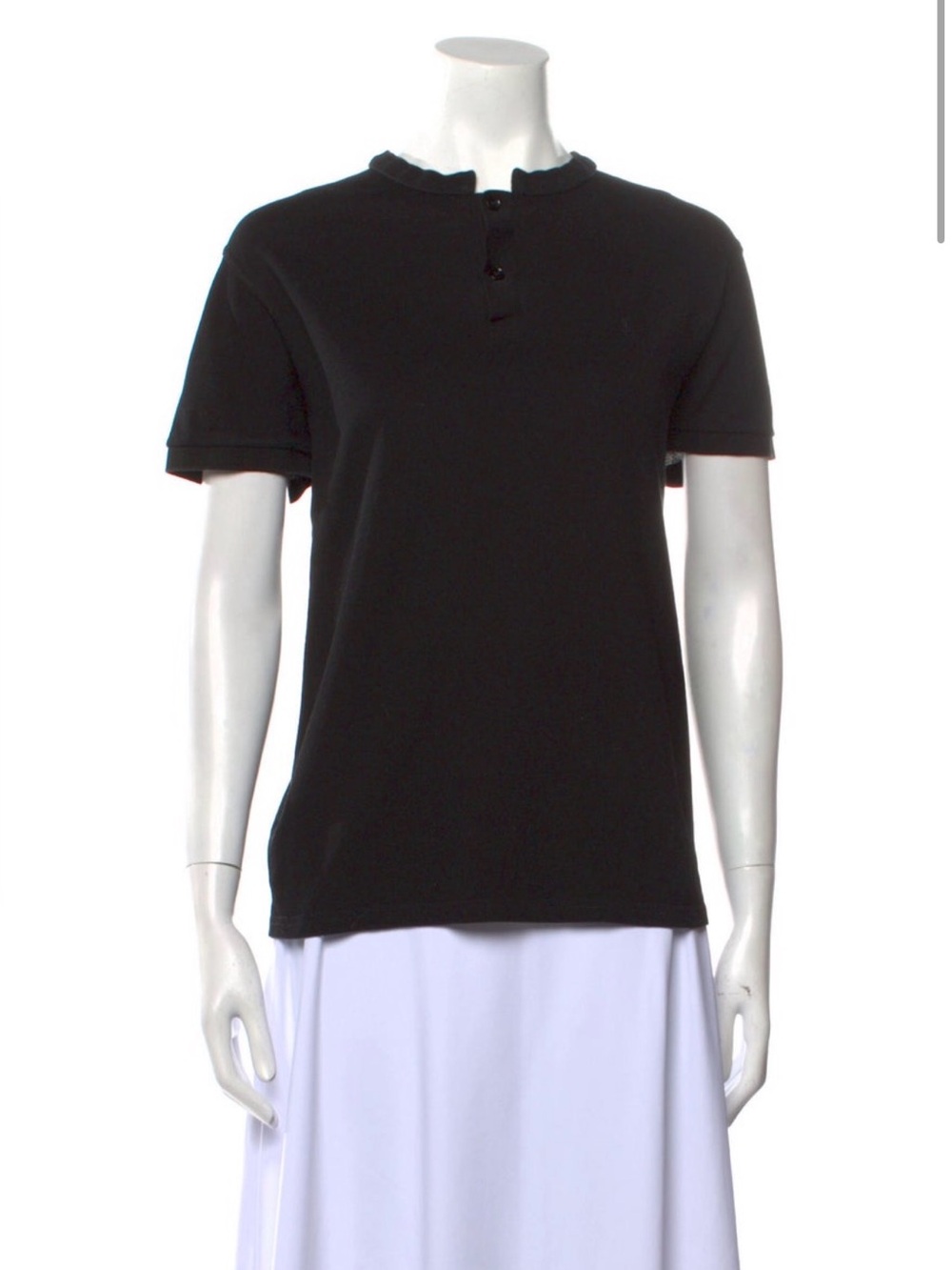 Saint Laurent crew neck polo